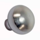Dashboard Vent Flap Knob Aluminium Silver Land Rover Defender VIN 2A622424 on DA8948