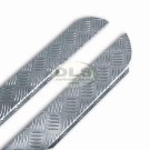 Sill Alloy Chequer Plate Protector Set Natural Land Rover Series 2a/3 LR142