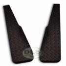 Wing Top Alloy Chequer Plate Set Black Land Rover Series 2/2a/3 LR65B