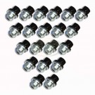 Wheel Nut Set alloy wheels 27mm Satin Black Land Rover Defender, Discovery 1, Range Rover Classic RRD500560B