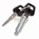 Door Lock Barrel with 2 Keys - Def VIN 2A622424 on CWC500190