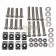 Door Hinge Screw Set Stainless Steel Front Land Rover Defender to 2007 Britpart DA1132