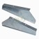 Mud Flap Bracket Set Galvanised Front Land Rover Defender DA1188