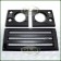 XS Grille and Headlamp Surround Kit Black with Silver Mesh - Defender non A/C