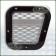 XS RH Air Intake Grille Black with Silver Mesh - Defender