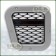 XS LH Air Intake Grille Silver with Black Mesh - Defender