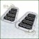 XS Wing-top Vent Set Silver with Black Vent - Defender