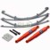 Parabolic Leaf Spring and Shock Absorber Set Rear Land Rover Series 2/2a/3 SWB DA2781