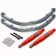 Parabolic Leaf Spring and Shock Absorber Set Rear Land Rover Series 2/2a/3 LWB DA2782