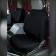 Waterproof Black Seat Cover Set Front Land Rover Defender to 2007 MY DA2815BLACK