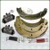 Brake Shoe and Cylinder Overhaul Set Rear Land Rover Series 3 SWB 88 July 1980 on DA6046