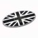 Union Jack Badge Oval Metal Self-adhesive DA7638