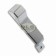 Door Lock Button Silver Anodised Aluminium - Defender