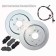 Brake Discs and Pads Set Rear 2.7V6 Die/4.0V8 Pet Land Rover Discovery 3, Discovery 4 to VIN CA999999, Range Rover Sport