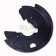 Brake Disc Mud Shield LH Rear Land Rover Defender, Discovery 1 1993 on*, Range Rover Classic VIN KA637568 on LR017961