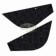 Corner Chequer Plate Set Rear Black Land Rover Series 2/2a/3 SWB 88 LR78B 