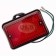 Fog Lamp Rear Rectangular LED Land Rover Series 3 and Defender to VIN 1A612403 PRC7254LED