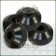 Polyurethane Shocker Absorber Bush Lower Set Black Land Rover Late RNF100090PY - DLS