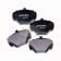 Brake Pad Set Rear w/o sensor Land Rover Discovery 1, Range Rover Classic, Defender 90 SFP500190