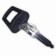 Ignition Key Black Early Style Land Rover Defender STC4798