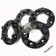 Wheel Spacer Set 30mm set of 4 Black - Defender, Discovery 1, Range Rover Classic Terrafirma TF301B