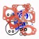 Carburettor Gasket Set SU Carb 3.5V8 OEM - Defender, Discovery 1, Range Rover Classic WZX1505